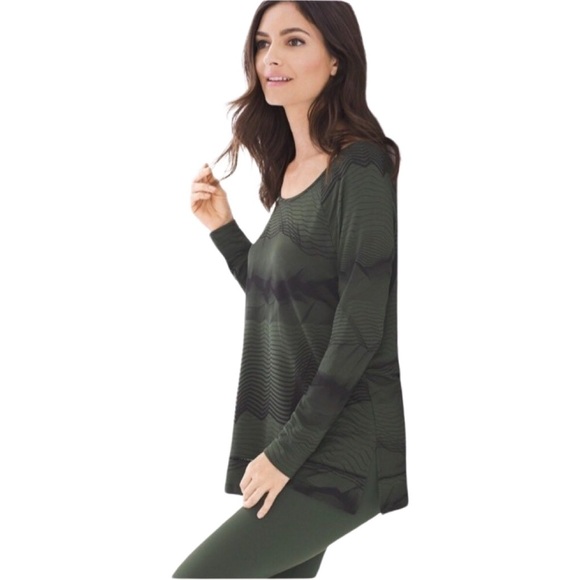 SOMA French Terry Easy Top in Agile Green - Picture 1 of 8